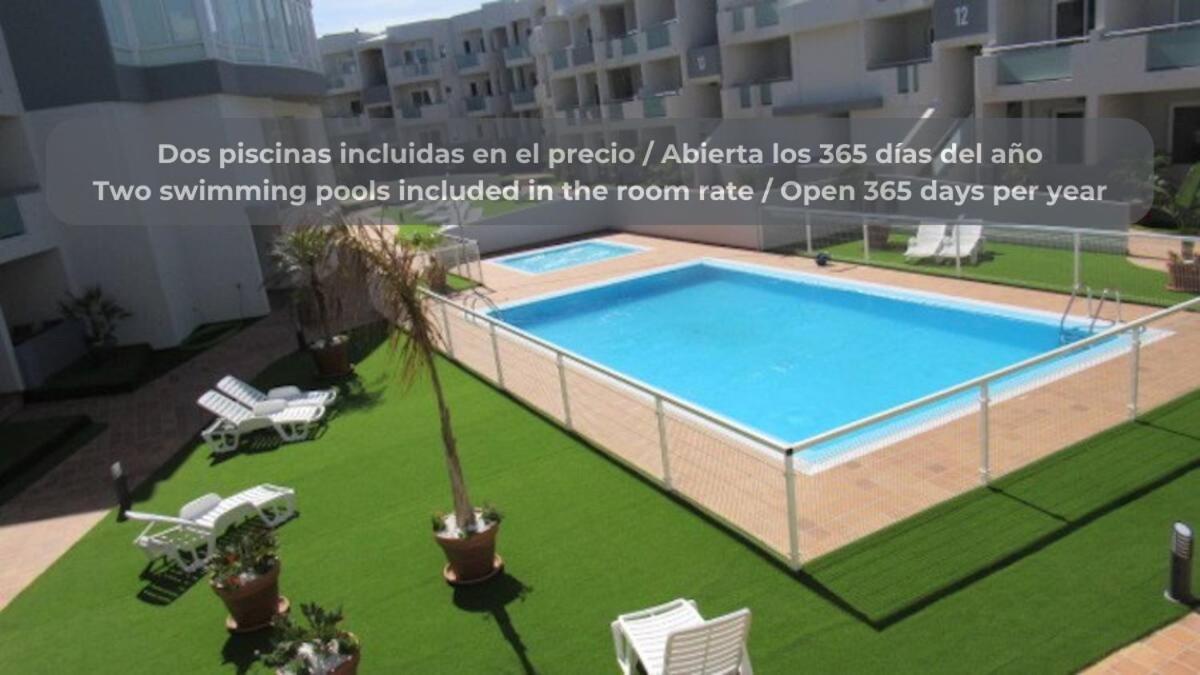 Fresh Lemonade Con Piscina, Ac, Doble Terraza, Cocina Completa Y Parking Apartment Corralejo Luaran gambar