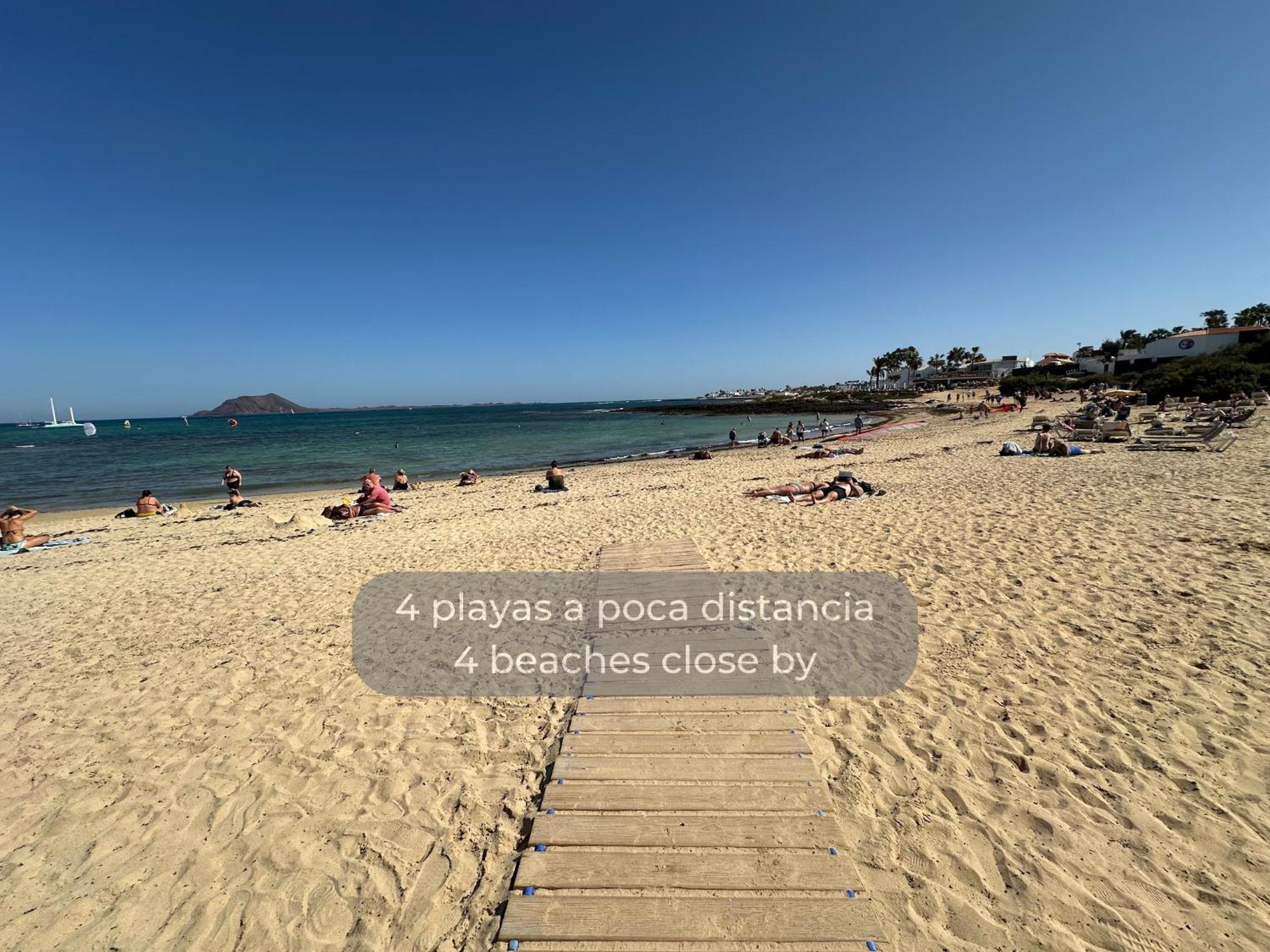 Fresh Lemonade Con Piscina, Ac, Doble Terraza, Cocina Completa Y Parking Apartment Corralejo Luaran gambar